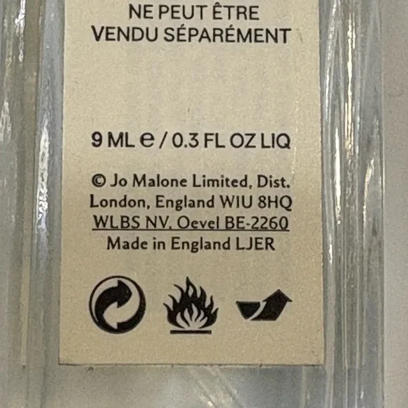 Jo Malone English Pear and Sweet Pea Fragrance perfume spray 9ML 3 pack New - Picture 2 of 3